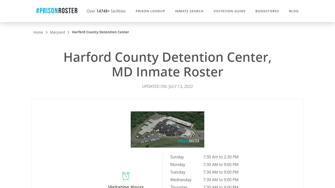 Harford County Detention Center, MD Inmate Roster - Prisonroster